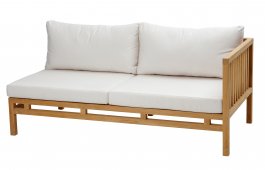 Garbo schäslong - soffa i teak