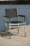 Praga stol - stol i rostfritt stål