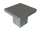 Litet fyrkantigt soffbord - soffbord i betong