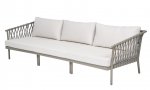 3-sits soffa i aluminium