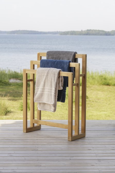 Handdukshängare teak,formlagret