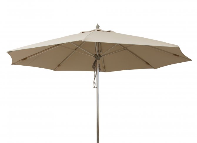 parasoll stål kaki,formlagret