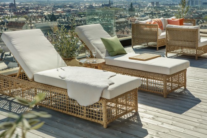 Vreta solsäng natur rep - solsäng i konstrottning