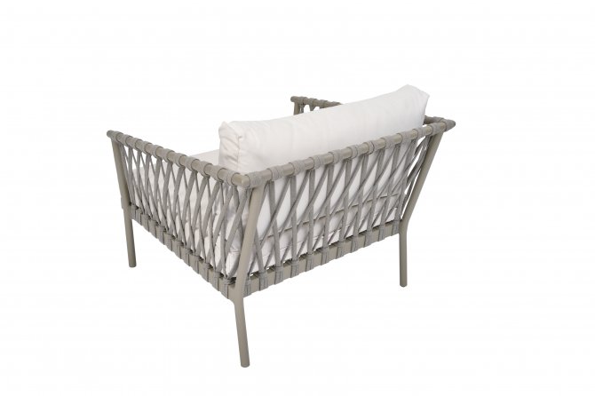 Fåtölj i aluminium